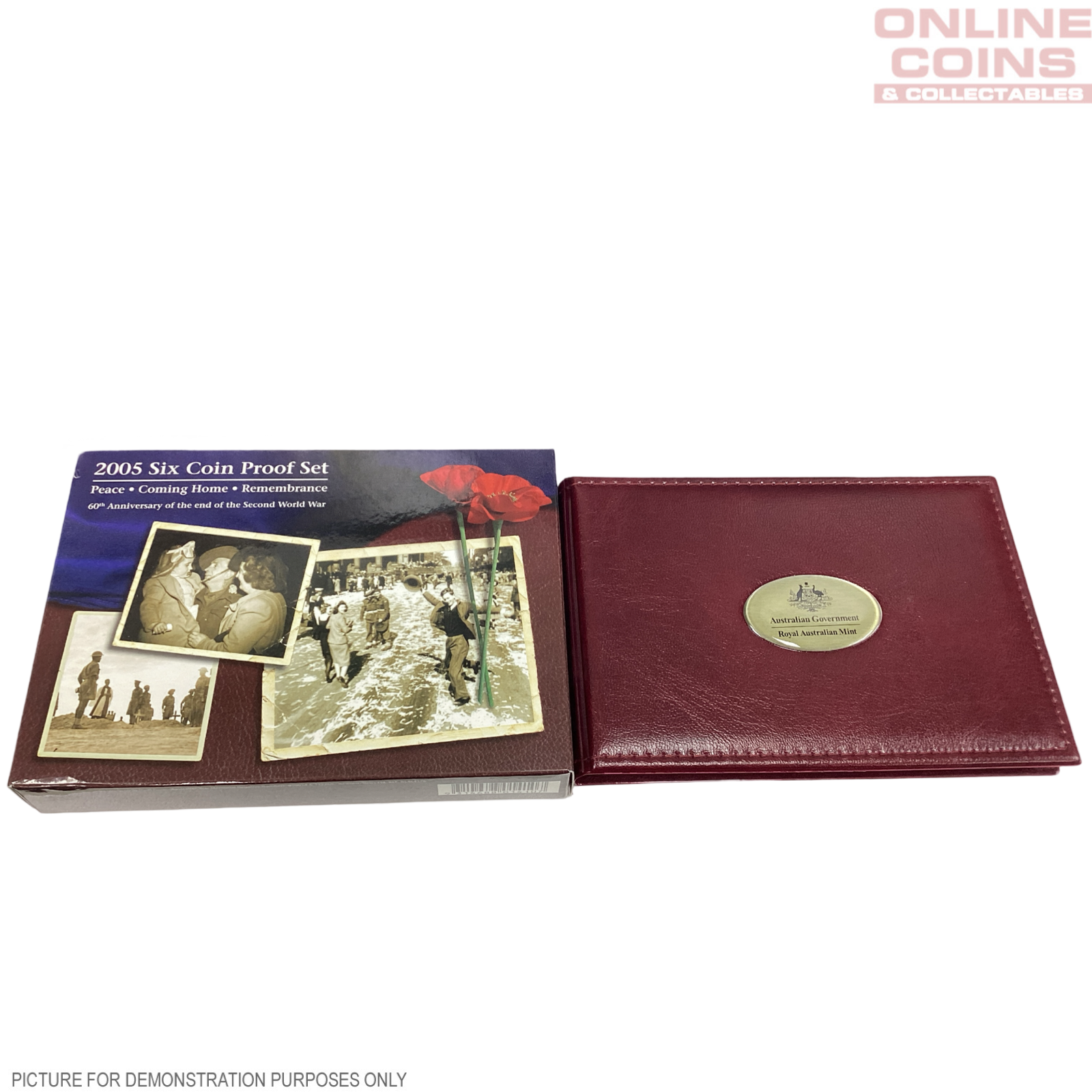 2005 Royal Australian Mint Six Coin PROOF Year Set - 60th Anniversary of the End of World War II